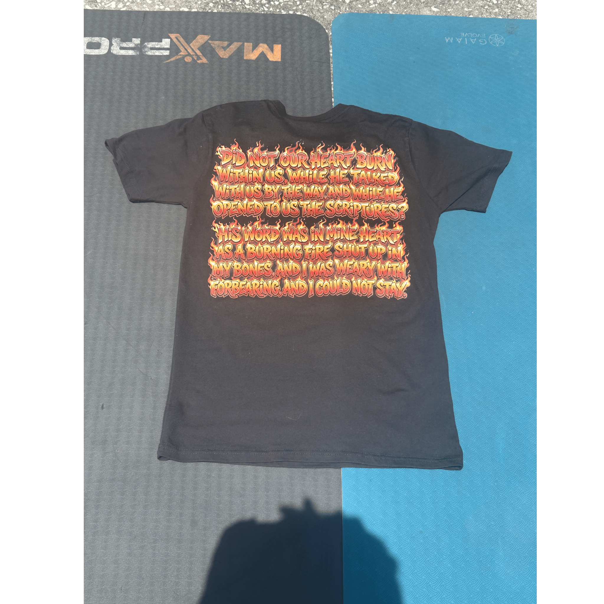 Image of God presence  heavy weight t-shirt   unisex - black